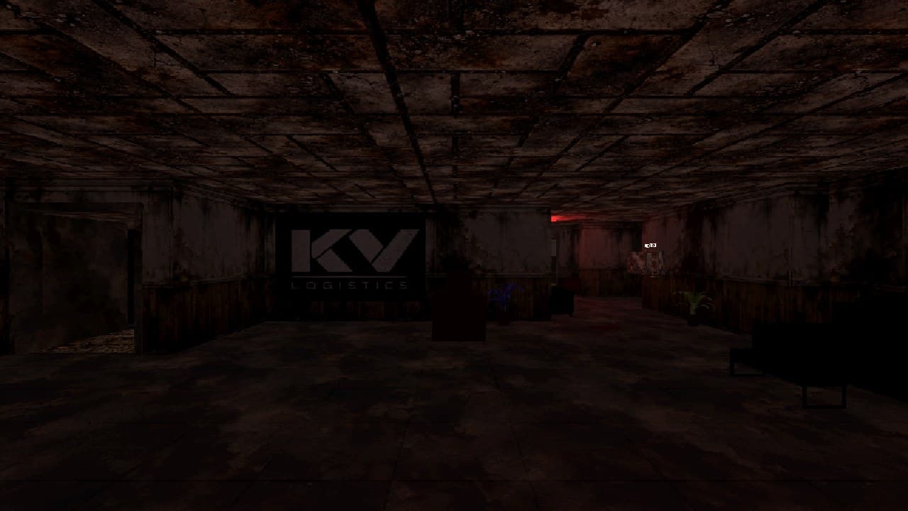 HELLSCAPE: the burnt Kessler & Vane Logistics office in the red city